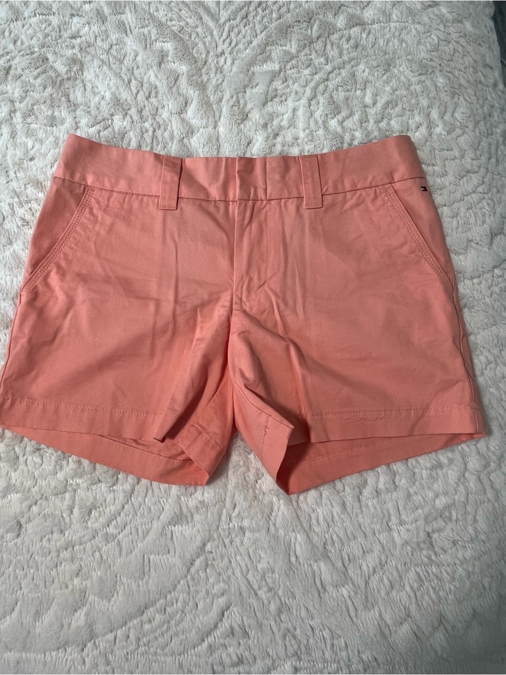 Tommy Hilfiger Coral Pink Chino Shorts Size 6
